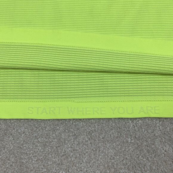 Lululemon Metal Vent Tech T Shirt Men Size XL Neon Green Yellow Gym Workout - Picture 12 of 16